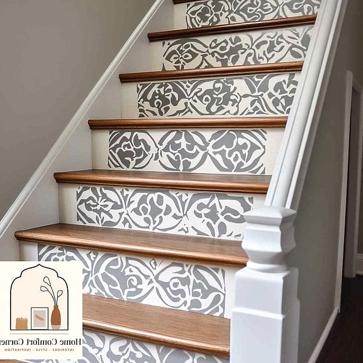 Stenciled or Painted Stair Runners