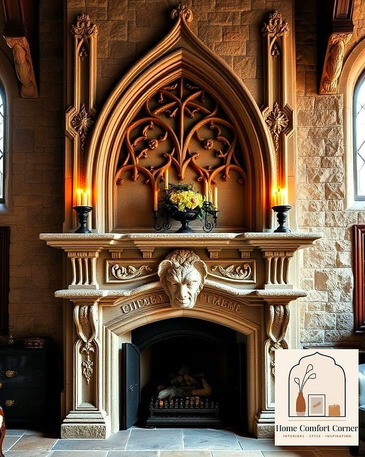 Stone Fireplace Surrounds