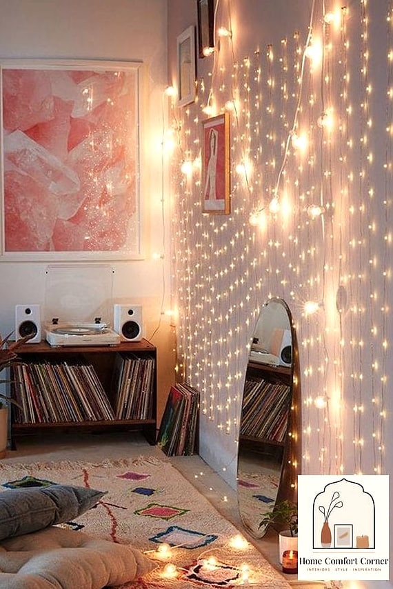 String Light Wall Art