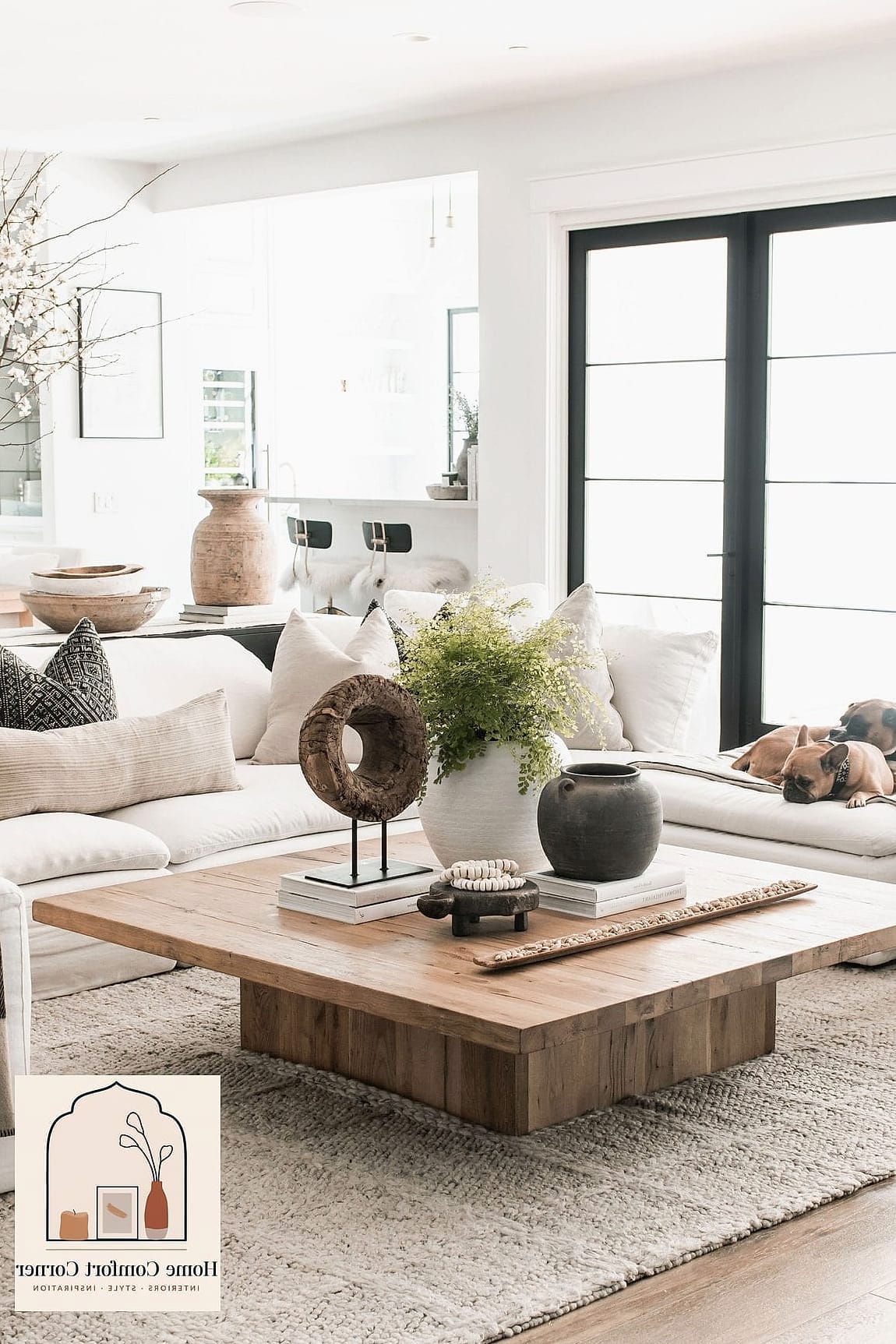 Style Coffee Tables and Shelves With Odd Numbers and Varied Heights