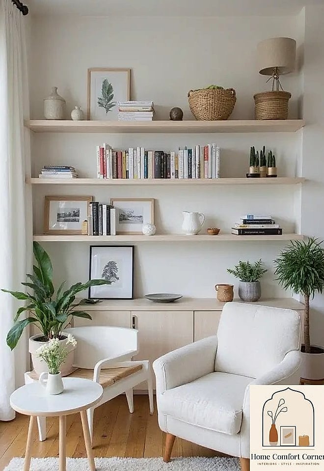 Style Open Shelving with Baskets and Bins