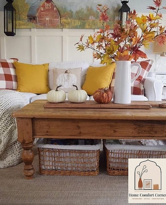 Styling a Coffee Table With Seasonal Layers