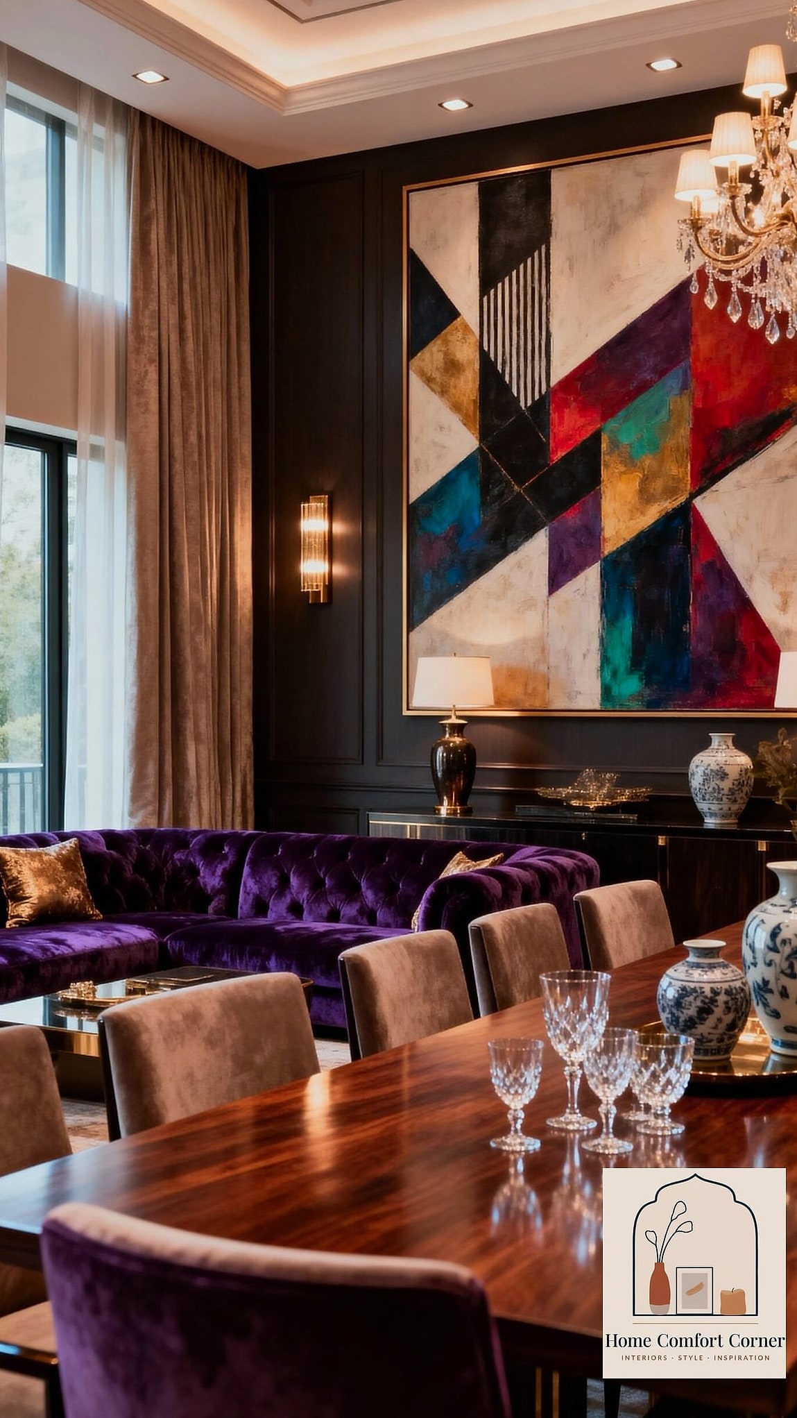 18 Dining Room Decor Ideas Before and After Transformations to Inspire 14 Swapping Heavy Drapes for Simple Linen Curtains