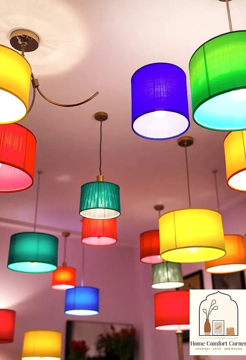 13 Colorful Room Decor Ideas to Upgrade Your Home This Weekend 10 Swap Your Lampshades