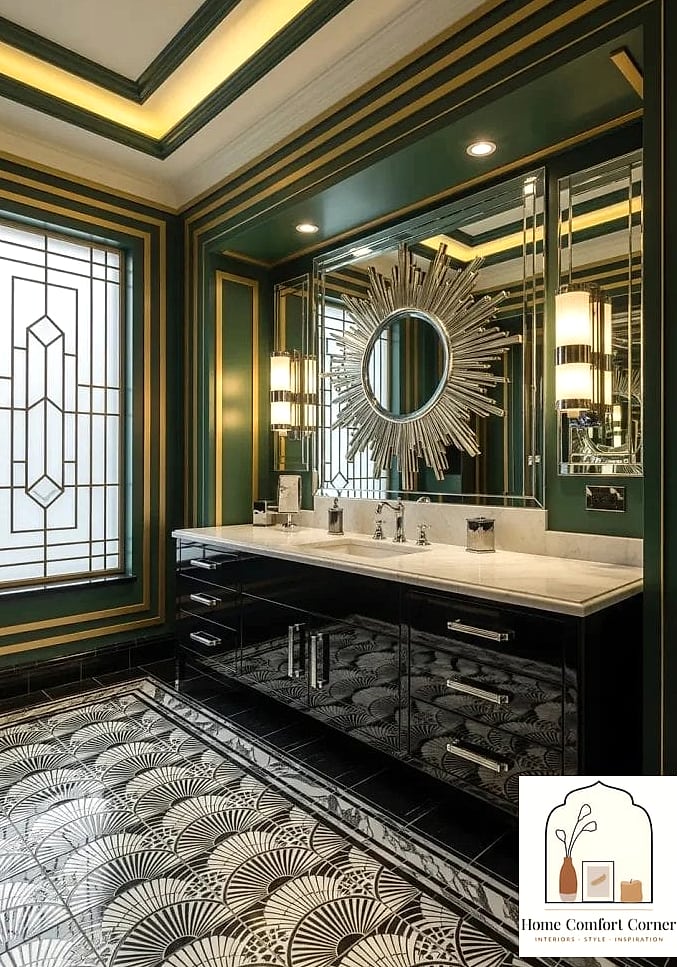 Switch to a Patterned Shower Curtain