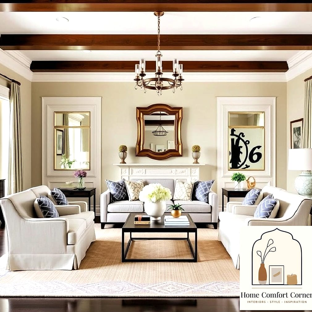 Symmetrical Furniture Arrangement