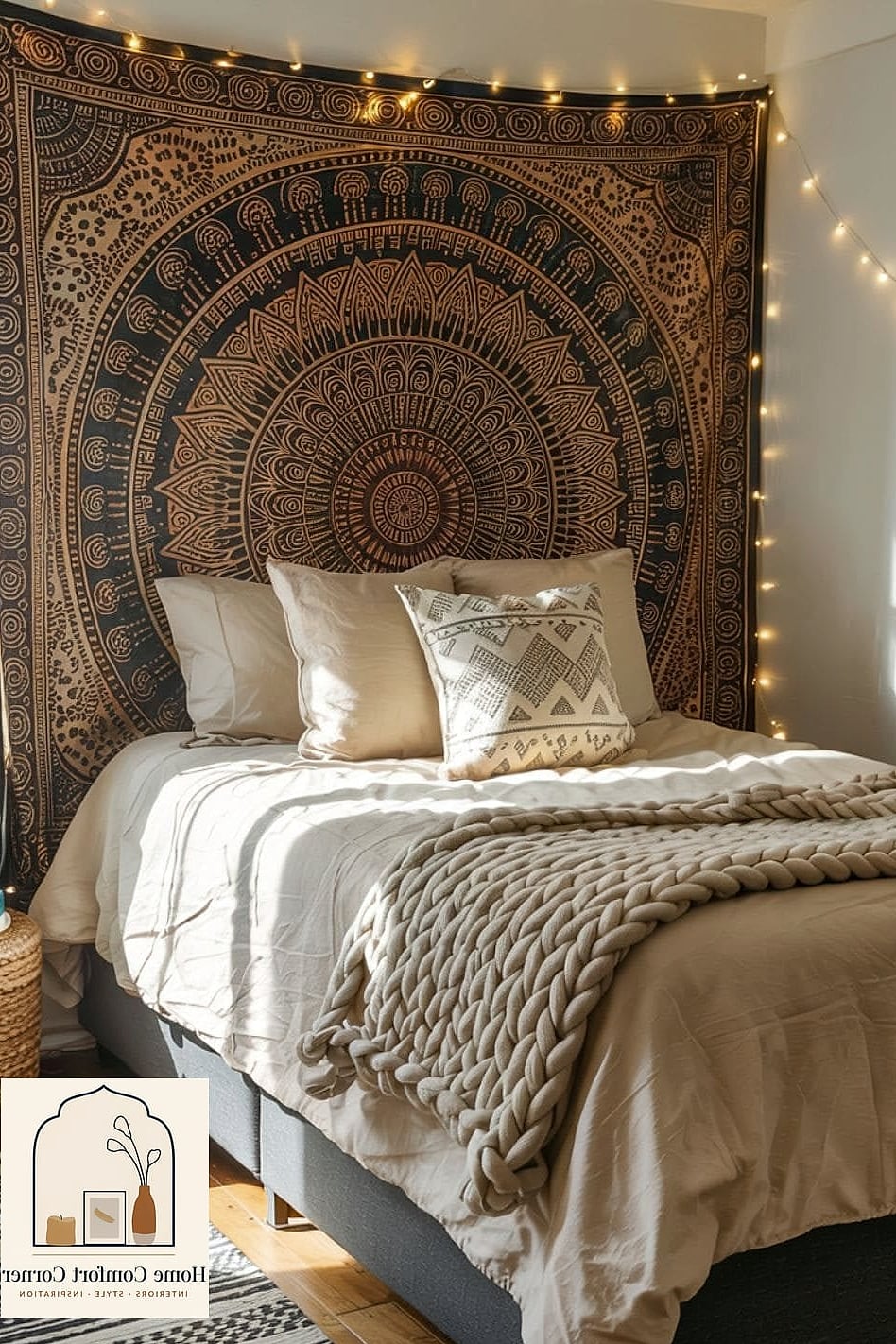 Tapestry as a Bed Canopy