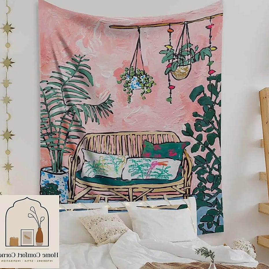 14 Indie Room Decor Inspiration Boards You'll Want to Copy 6 Tapestry Wall Hangings