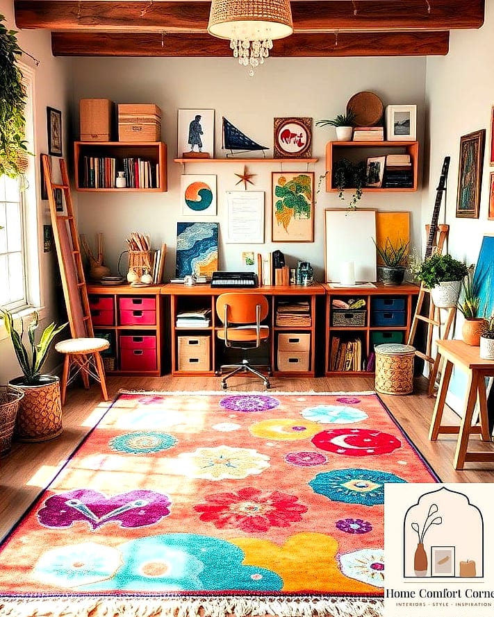 Task Rug for Comfort and Sound