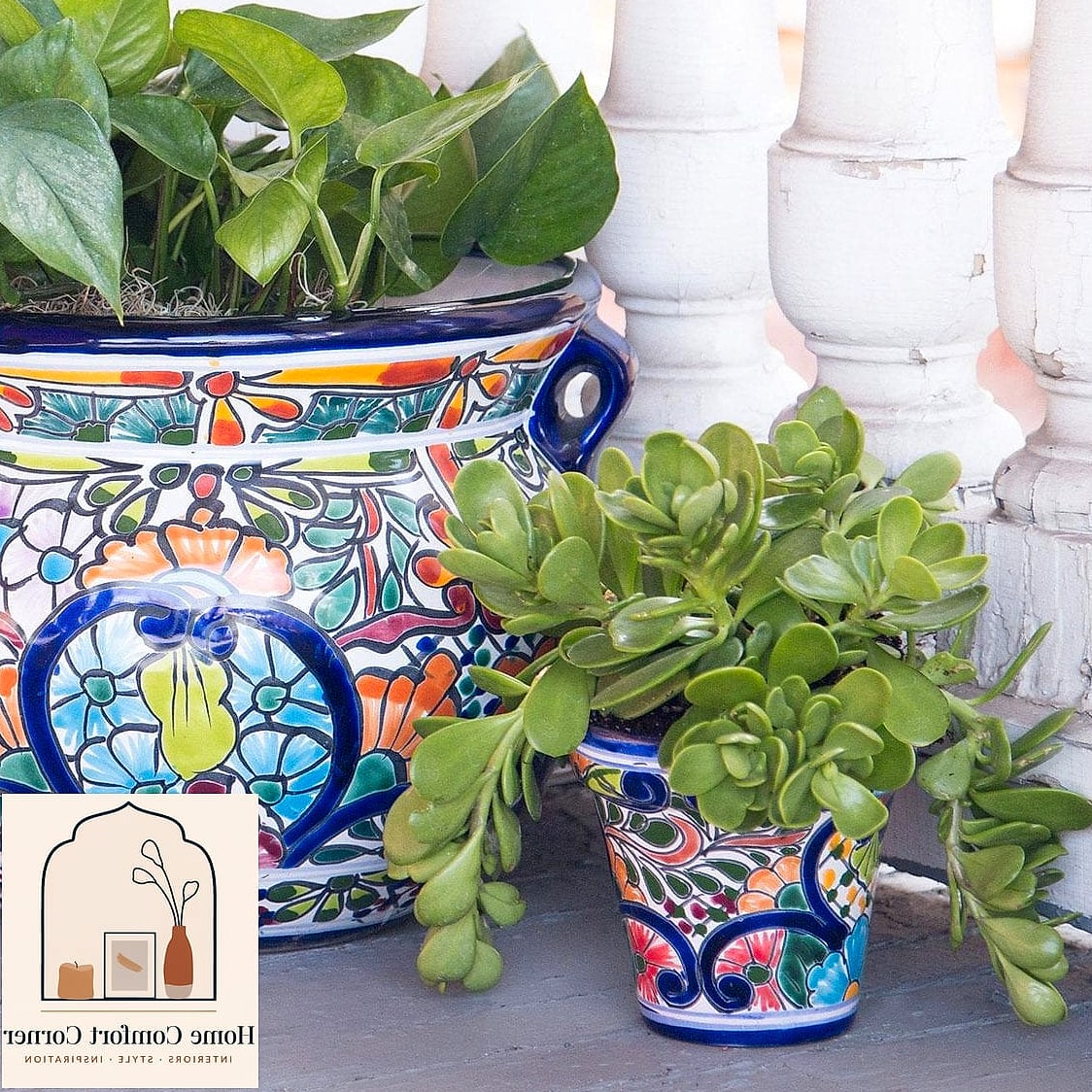 Terracotta Planters Grouped in Odd Numbers