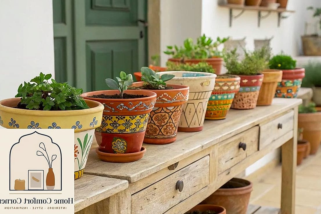 Terracotta Pots Used as Indoor Planters
