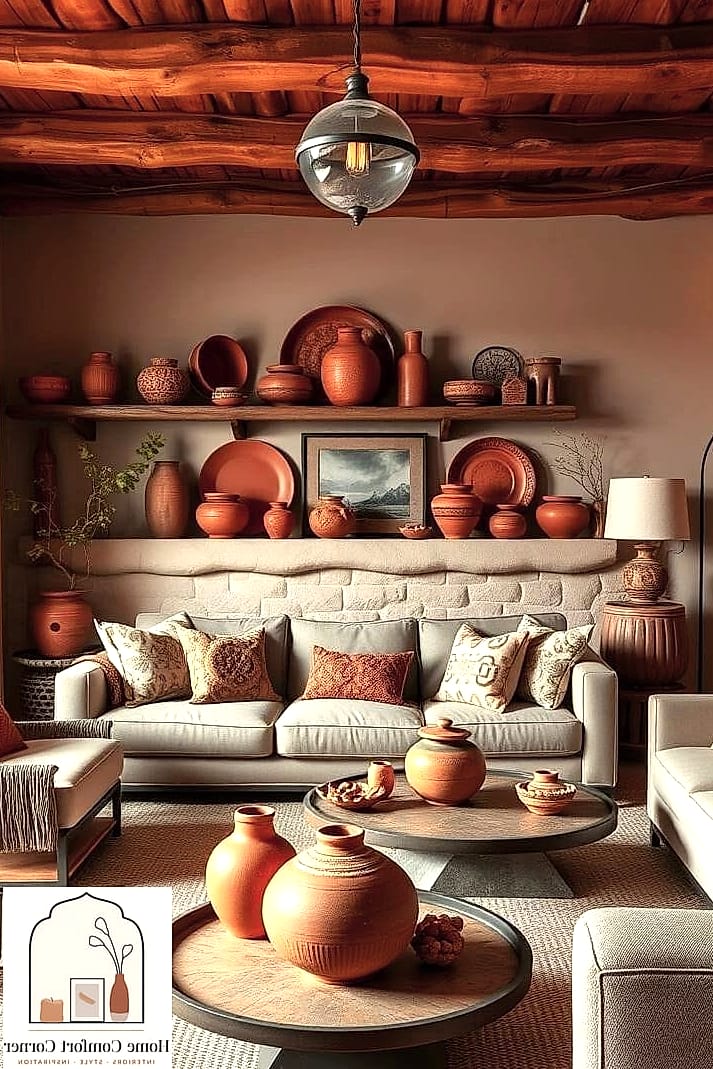 Terracotta Pottery Displays