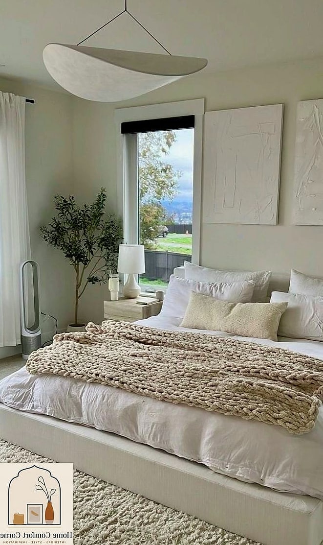 Textured Neutral Rugs as a Grounding Element