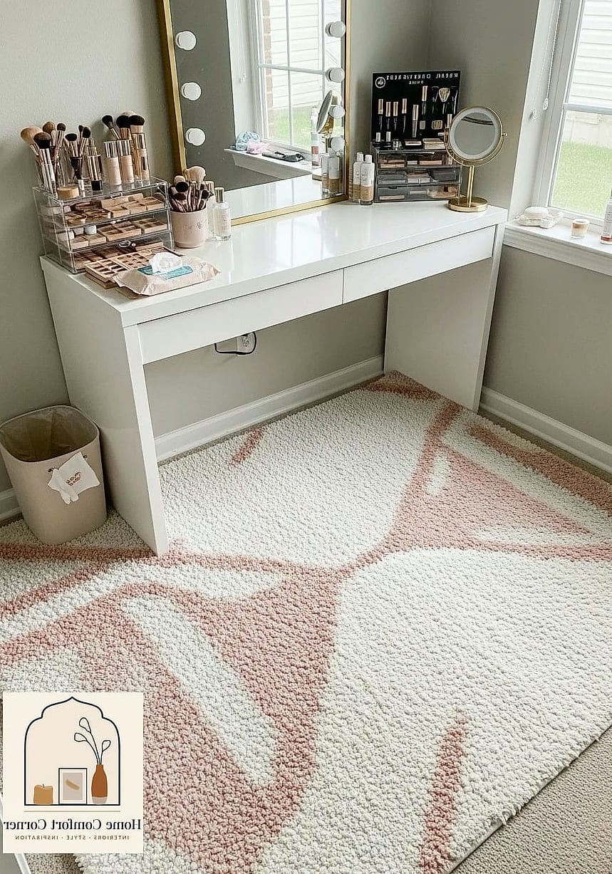 A Textured Rug Underfoot