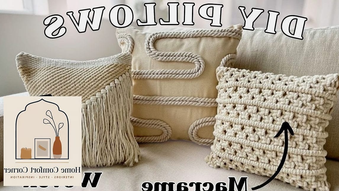 Textured Throw Pillows in a Neutral Palette