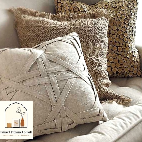 Textured Throw Pillows and Blankets