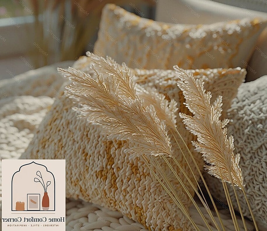 19 Boutique Interior Design Ideas Perfect for Every Home Style 7 Textured Throw Pillows in Varied Fabrics
