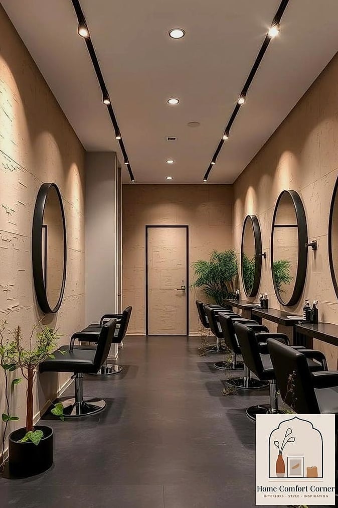 19 Salon Interior Design Ideas That Are Both Stylish and Practical 9 Textured Wall Treatments Behind Stations