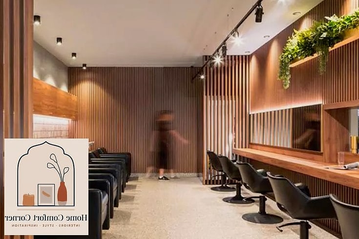 14 Hair Salon Interior Design Ideas to Steal From Interior Designers 9 Textured Wall Treatments in the Wash Area