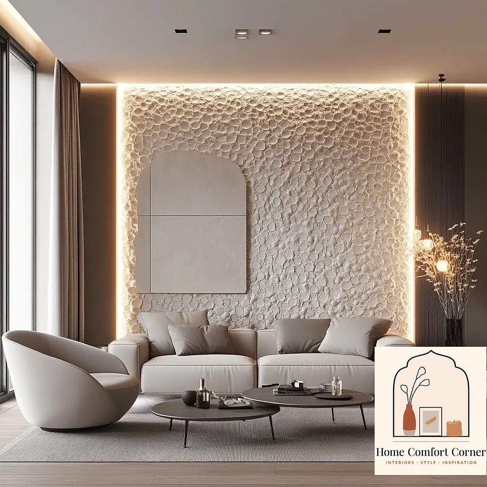 13 Stunning Luxury Home Decor Ideas for Every Budget 7 Textured Walls with Plaster or Wallpaper