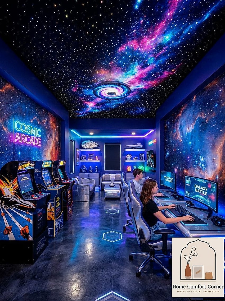 Themed Game Room Built Around a Personal Hobby