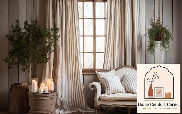 27 Classic Room Decor Ideas That Will Transform Your Space 23 Ticking Stripe Fabric