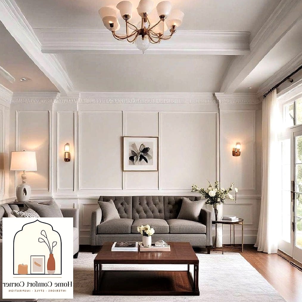 Traditional Millwork with Modern Trim