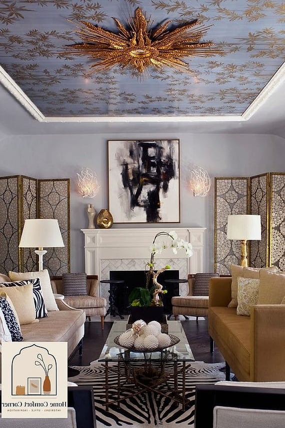 Try a Ceiling Treatment for Extra Drama