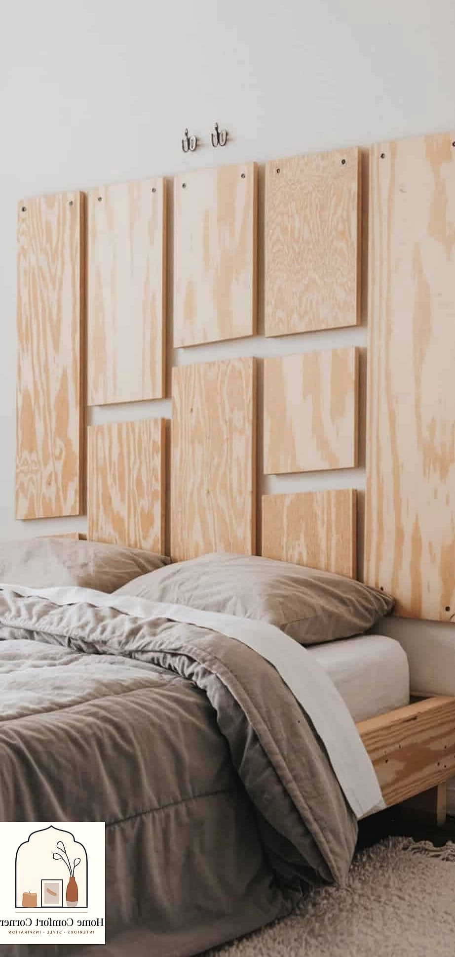 27 Stunning Cheap Room Decor Ideas for Every Budget 13 Try a DIY Headboard from Fabric and Plywood