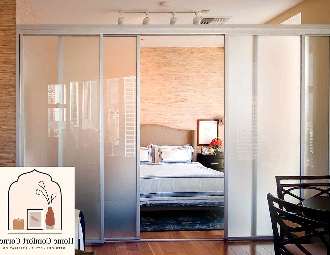 25 Door Design Interior Ideas to Upgrade Your Home This Weekend 17 Try a Sliding Glass Door for a Home Office