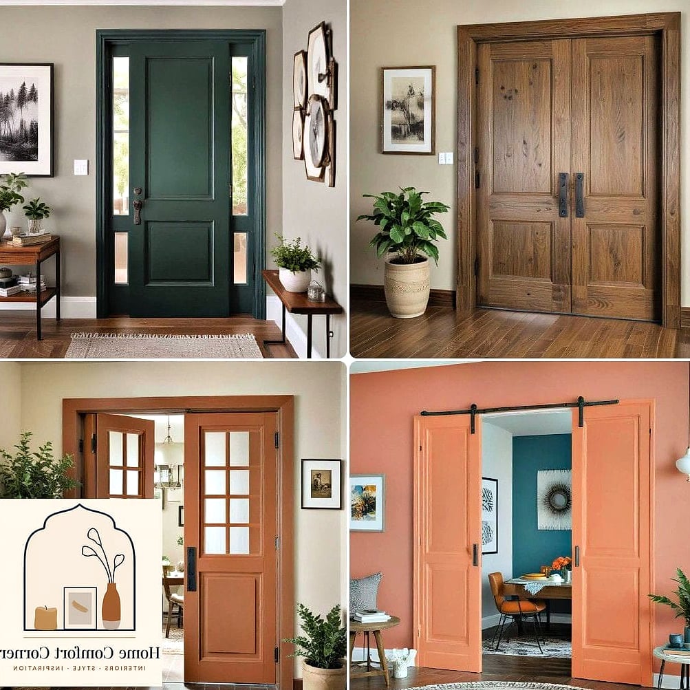 25 Door Design Interior Ideas to Upgrade Your Home This Weekend 3 Try a Two-Tone Door