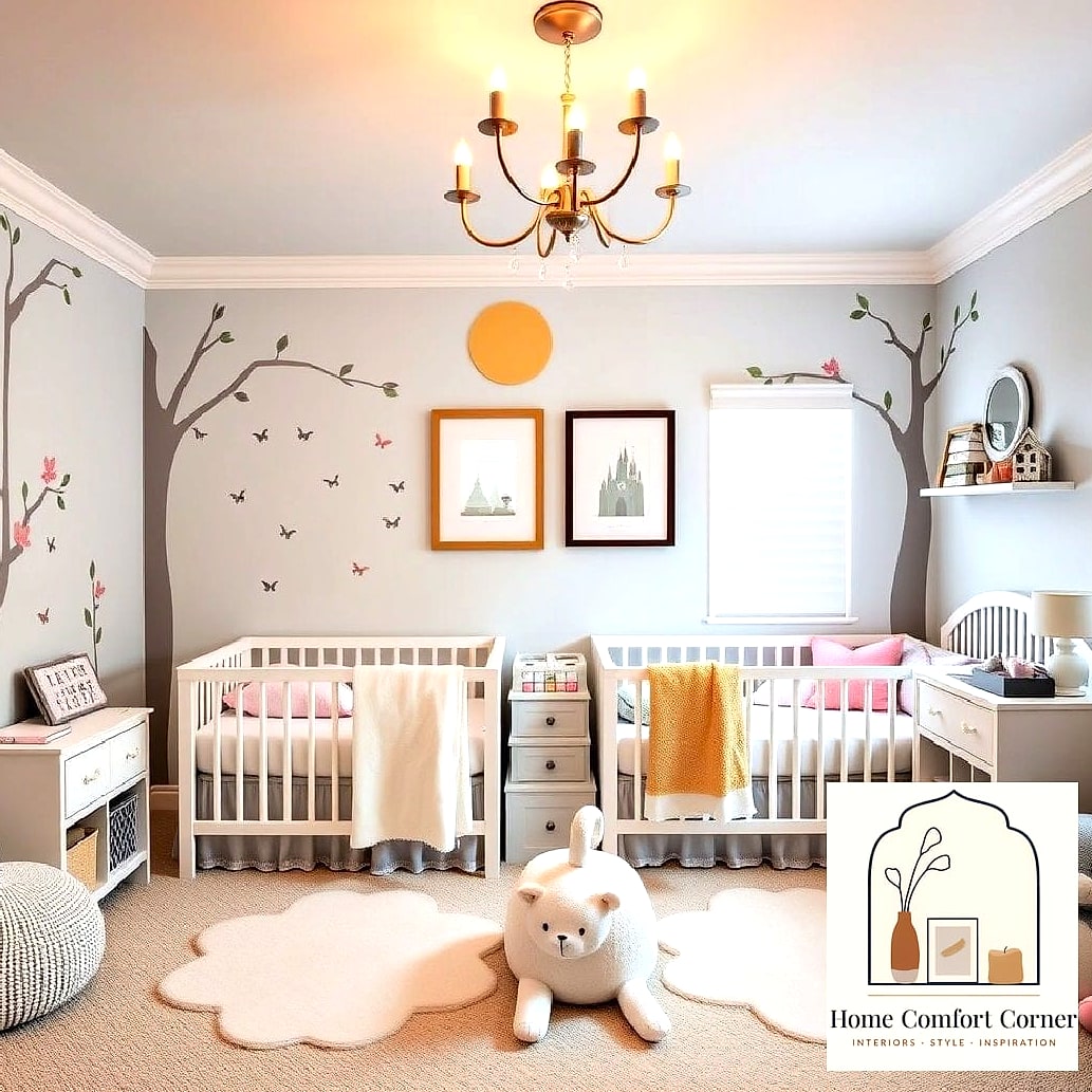 Twin Nursery Transformation for Double the Fun