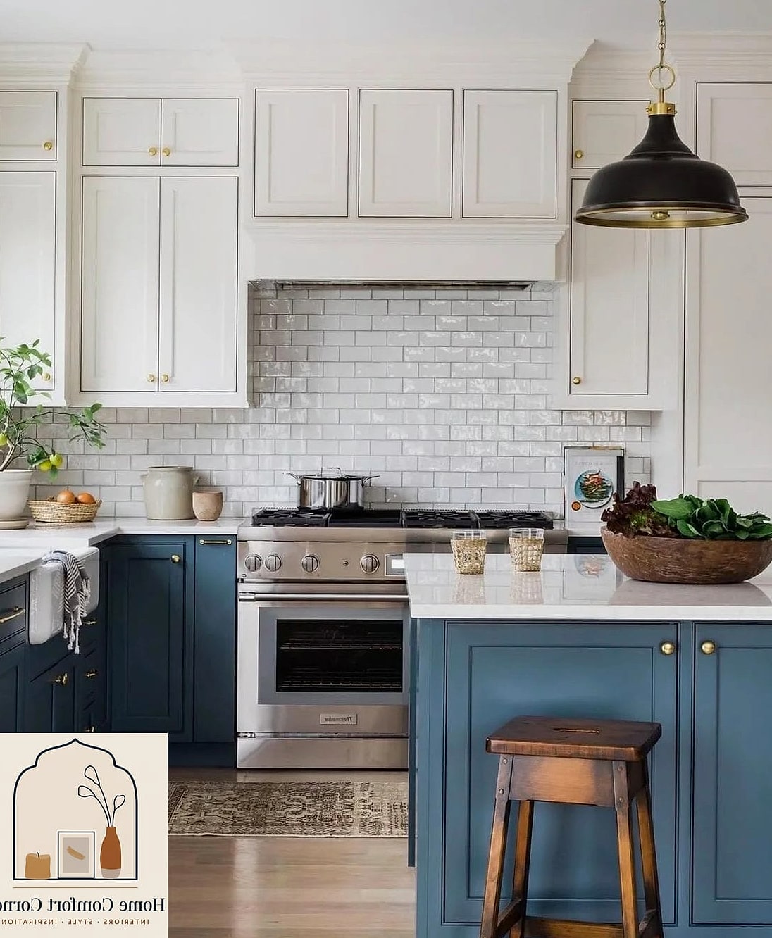 Two-Tone Kitchen Cabinets