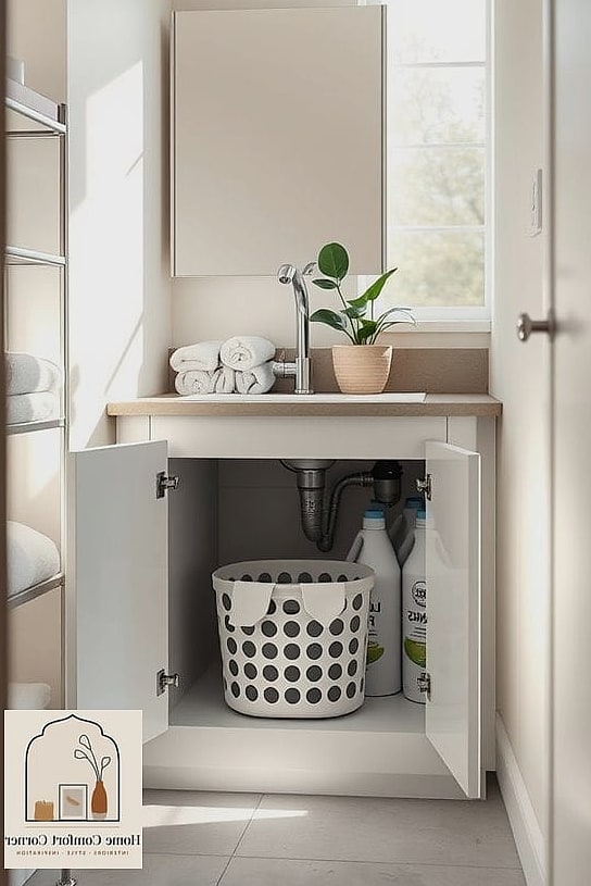 20 Wash Room Ideas Laundry Ideas to Upgrade Your Home This Weekend 9 Under-Sink Storage Organization