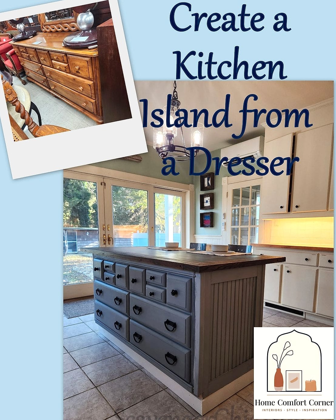 Upcycled Dresser with New Hardware