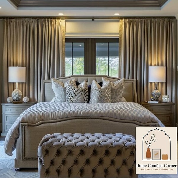 Upholstered Headboards in Neutral Fabrics
