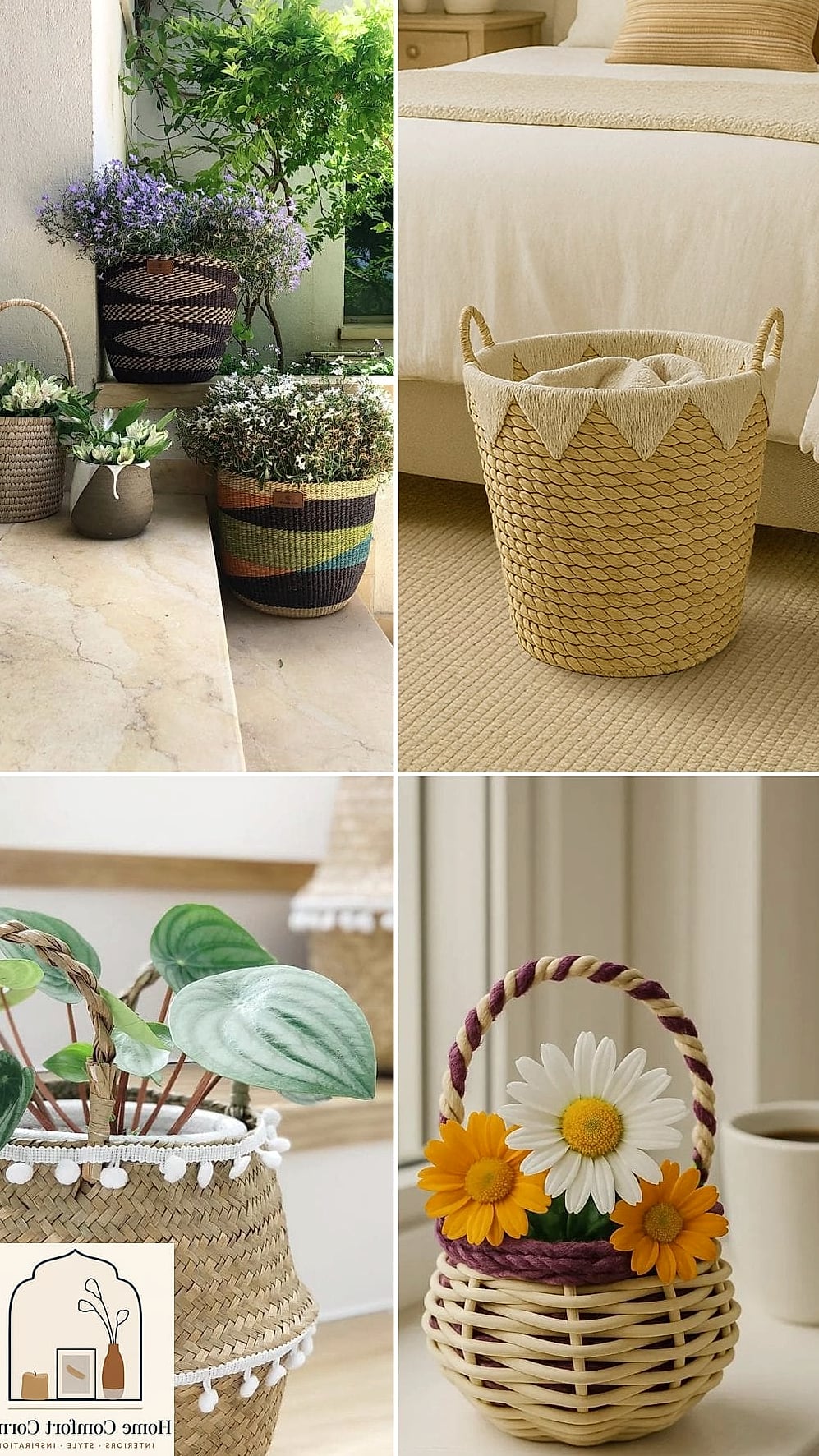 Use Baskets and Bins to Hide the Clutter