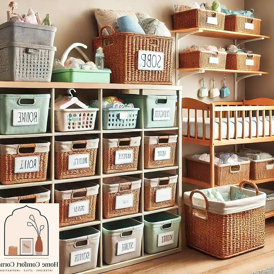 Use Baskets and Bins for Stylish Storage