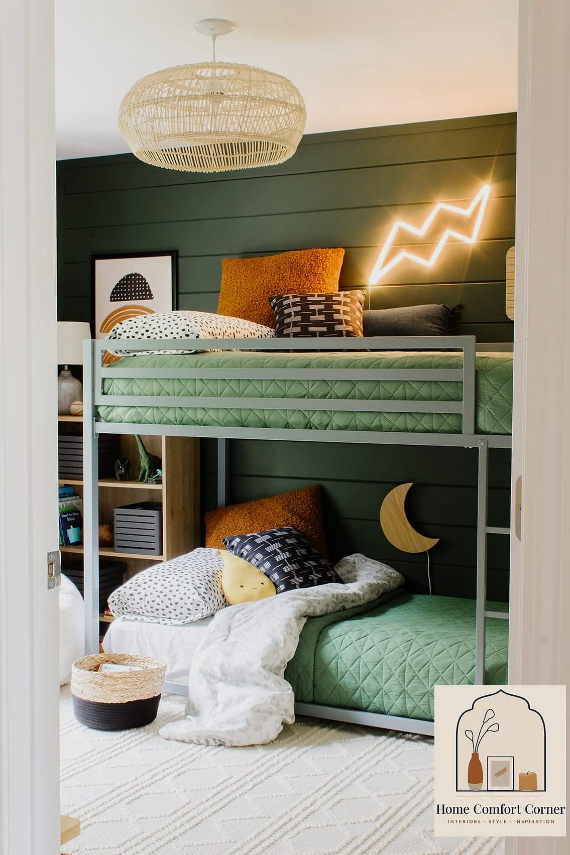 17 Boy Room Ideas Concepts That Are Actually Achievable on a Budget 8 Use a Bunk or Loft Bed to Free Up Floor Space