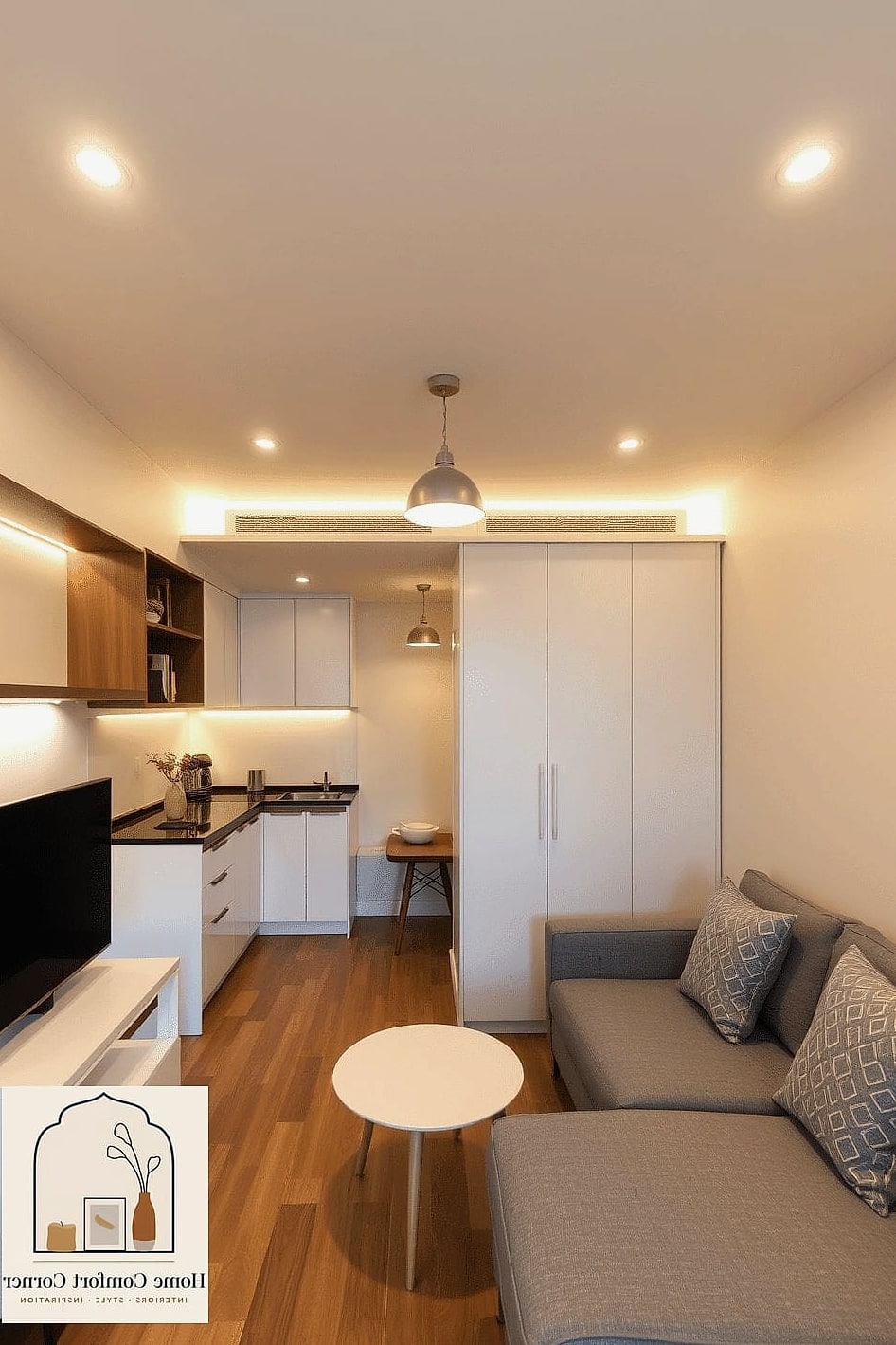 Use a Ceiling-Mounted Bike/Storage Pulley System