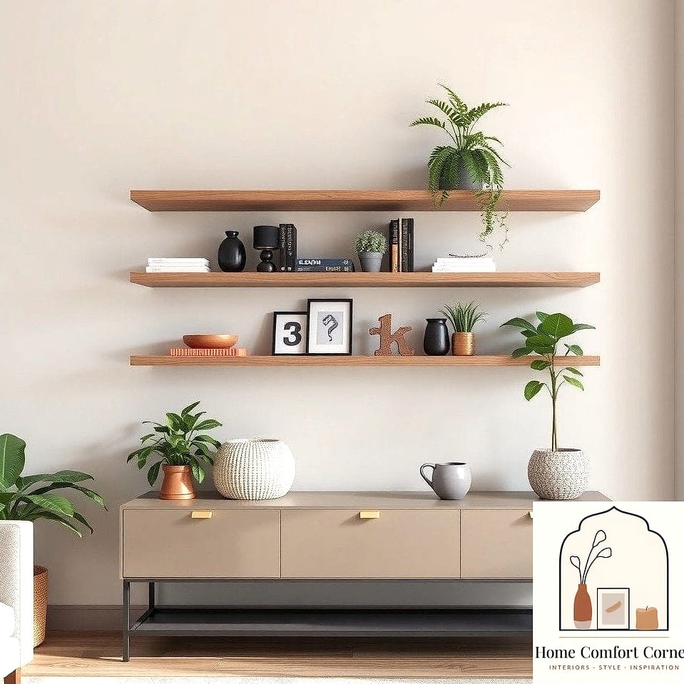 20 Small Room Decor Ideas Ideas That Will Transform Your Space 5 Use Floating Shelves Instead of Bulky Furniture