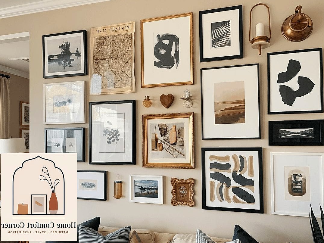 Use a Gallery Wall With Low-Commitment Art