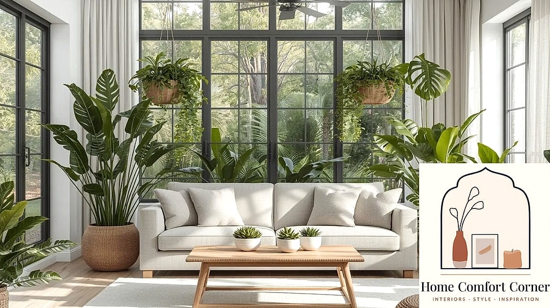 Use Greenery to Soften Hard Edges