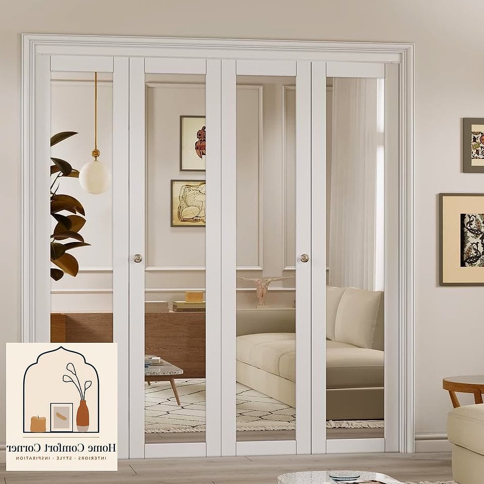 25 Door Design Interior Ideas to Upgrade Your Home This Weekend 25 Use Mirrored Closet Doors to Add Light
