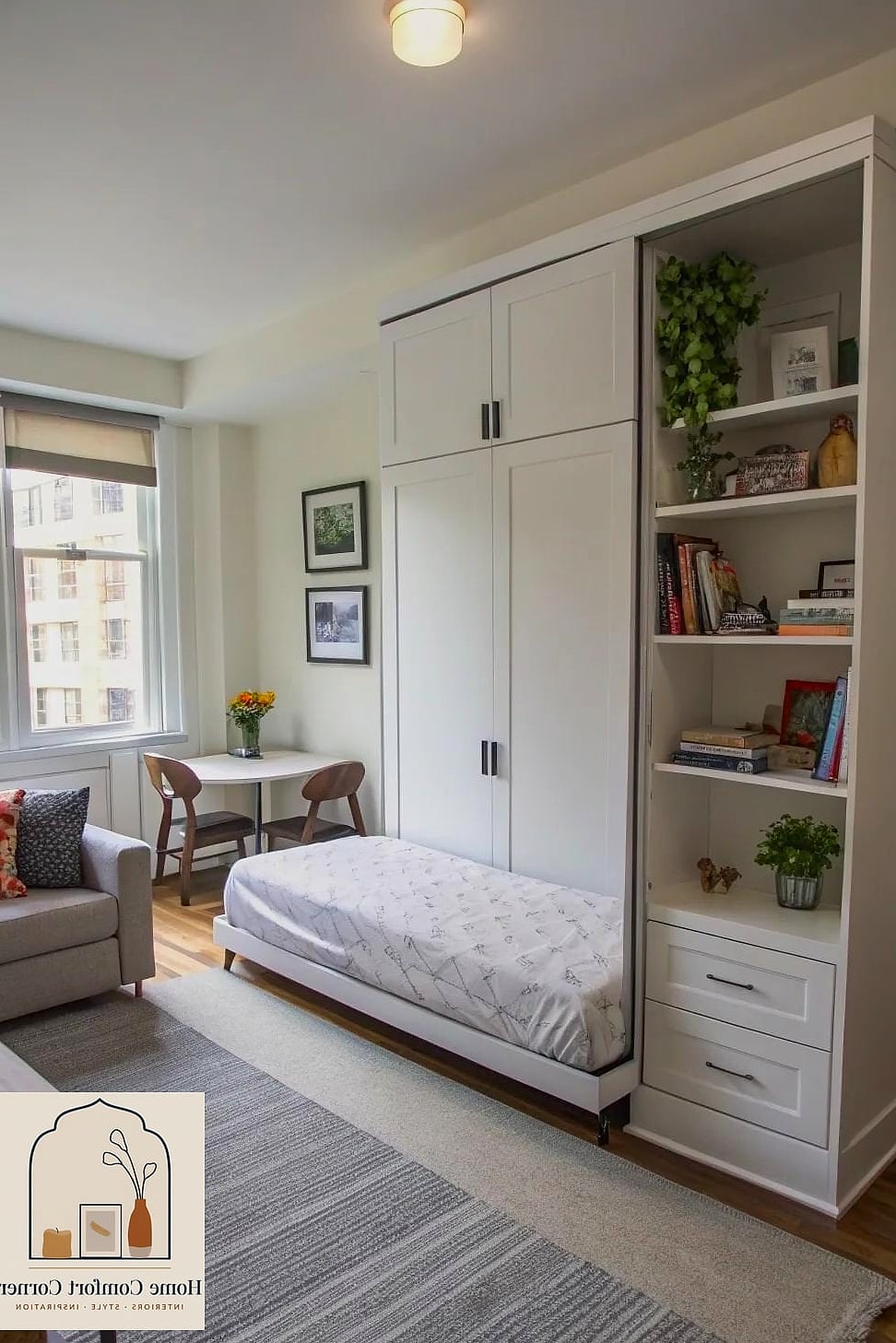 Use a Murphy Cabinet Combo Instead of Just a Murphy Bed