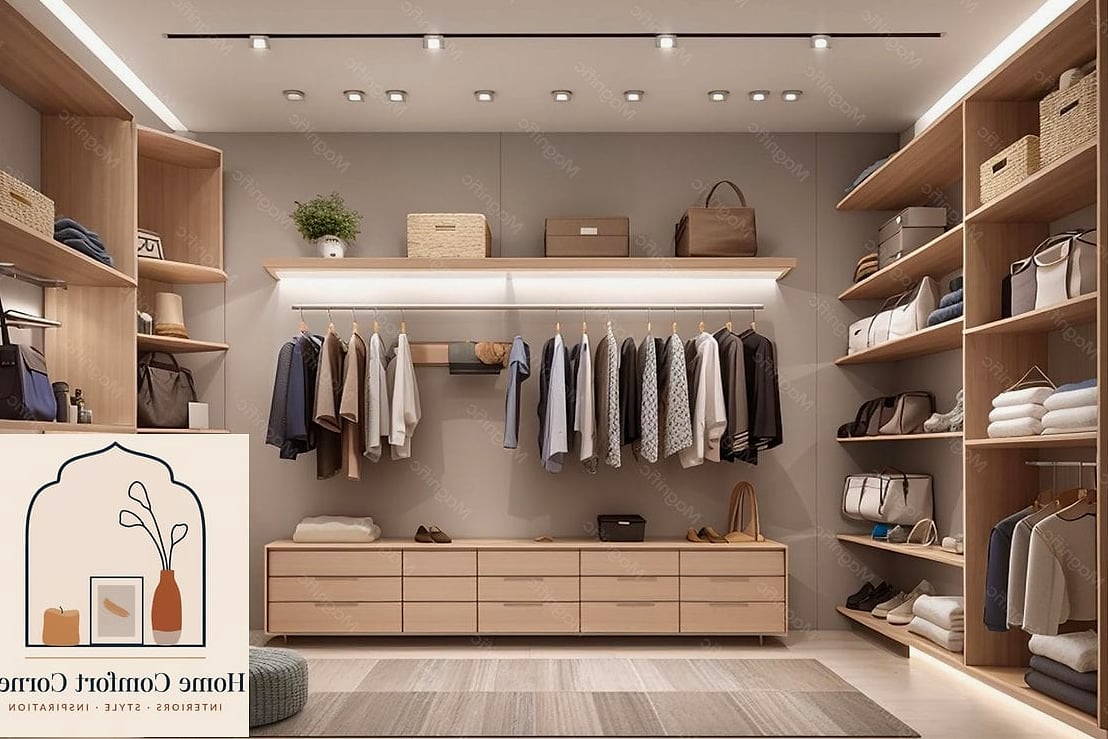30 Dressing Room Ideas Tips From Top Interior Designers 10 Use Open Shelving for Folded Items