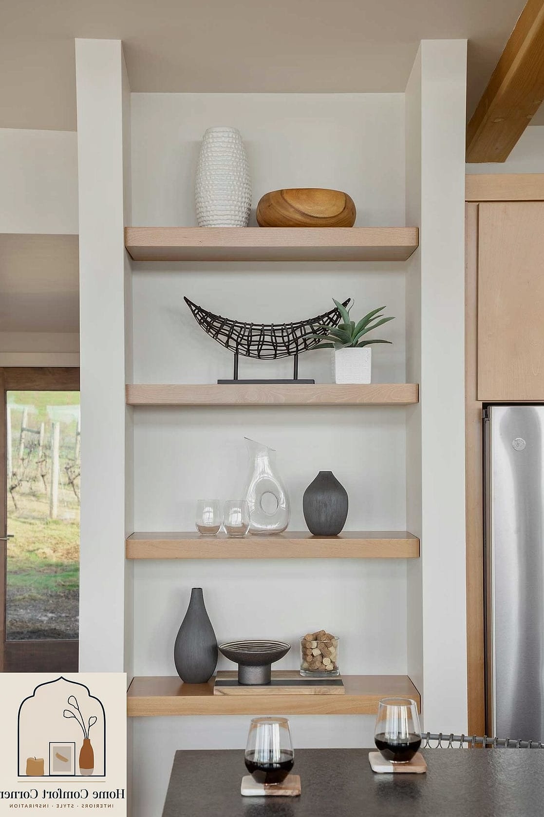 Use Open Shelving Strategically, Not Everywhere