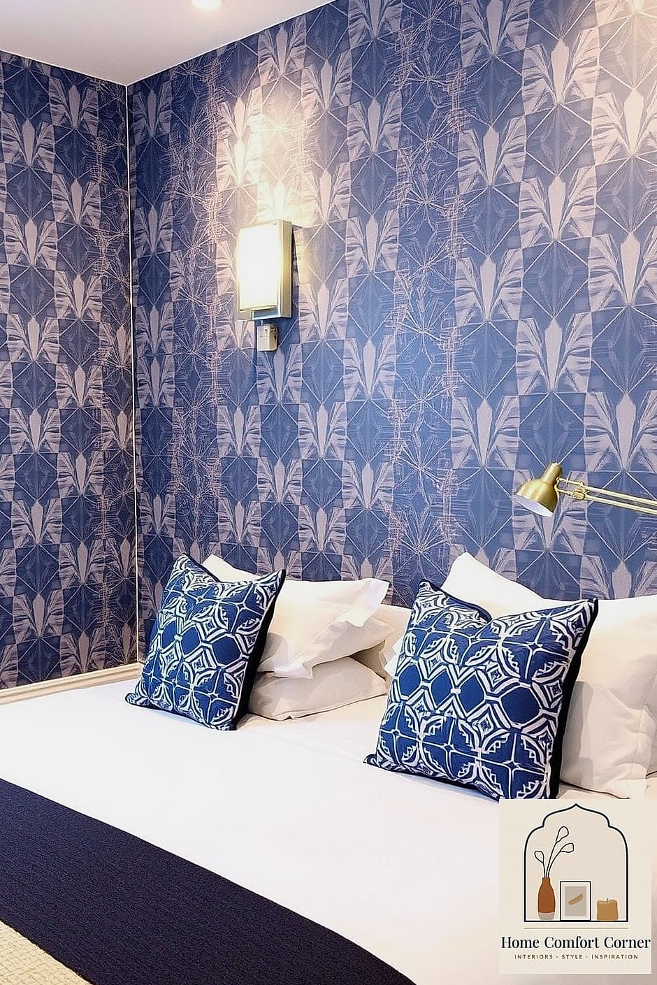 Use a Patterned Wallpaper Accent Wall