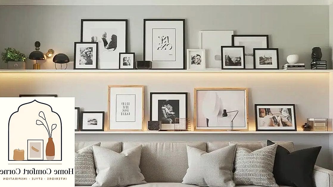 Use Picture Ledges Instead of Traditional Frames