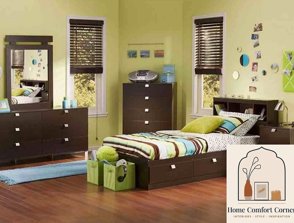 17 Boy Room Ideas Concepts That Are Actually Achievable on a Budget 15 Use Secondhand Furniture With Fresh Hardware